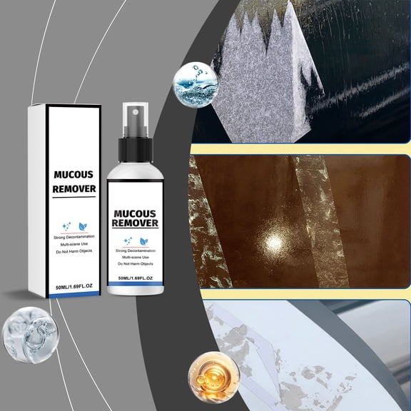 Adhesive Remover Spray,Sticker Residue Cleaner,Car Window Glue Remover,Tape Mark Removal Spray,Multi Surface Cleaning Solution,Automotive Residue Dissolver,Easy Wipe Glue Residue Cleaner