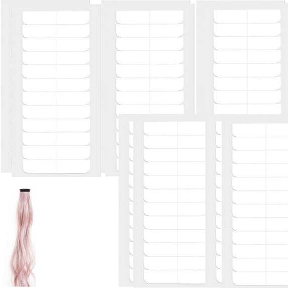 Adhesive Replacement Tape for Hair, 240Pcs Hair Extension Tape, Invisible Waterproof Double Sided Hairs Tapes, Tapes in Human Hairs Extensions Wig Beauty Tools(White)