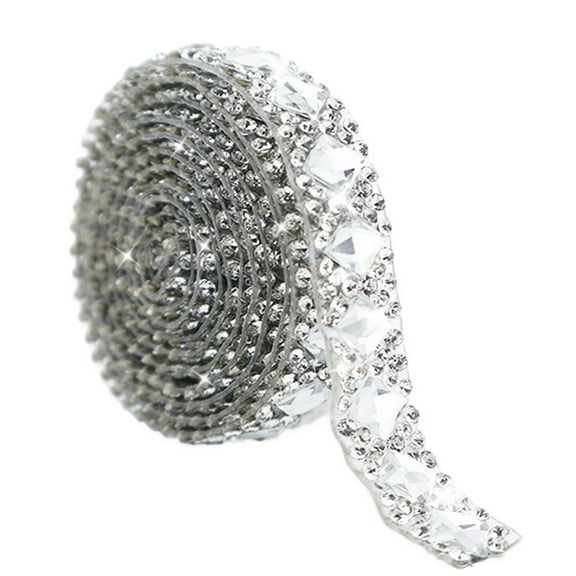 Adhesive Ribbon Strips for Diy Craft, Decorative Self Stick Ribbons for Clothing Wedding Christmas Decor, Easy Cut And Stick Metallic Trim for Home Party Decorations