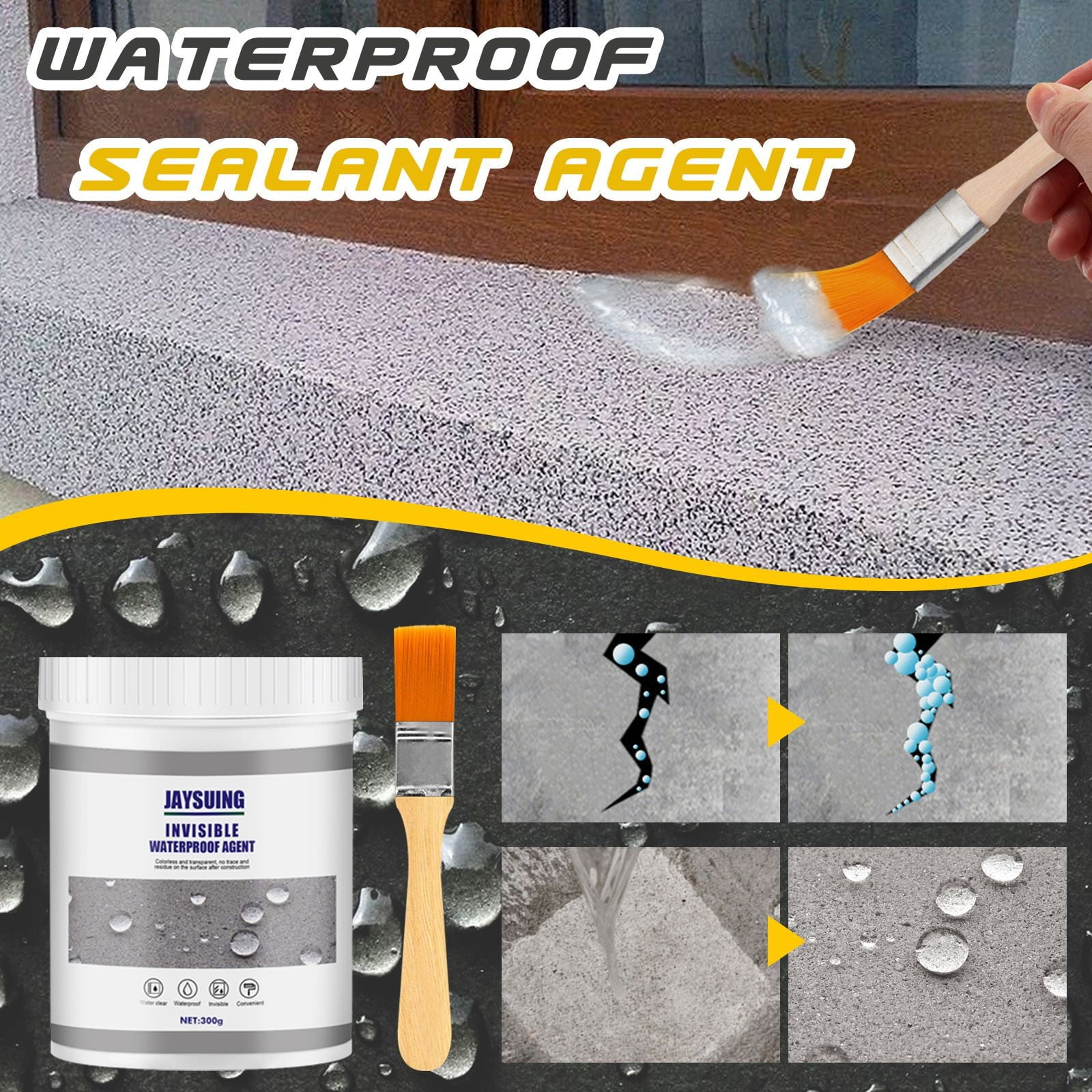 Adhesive Sealant Bathroom Kitchen Exterior Wall Leak Proof Water