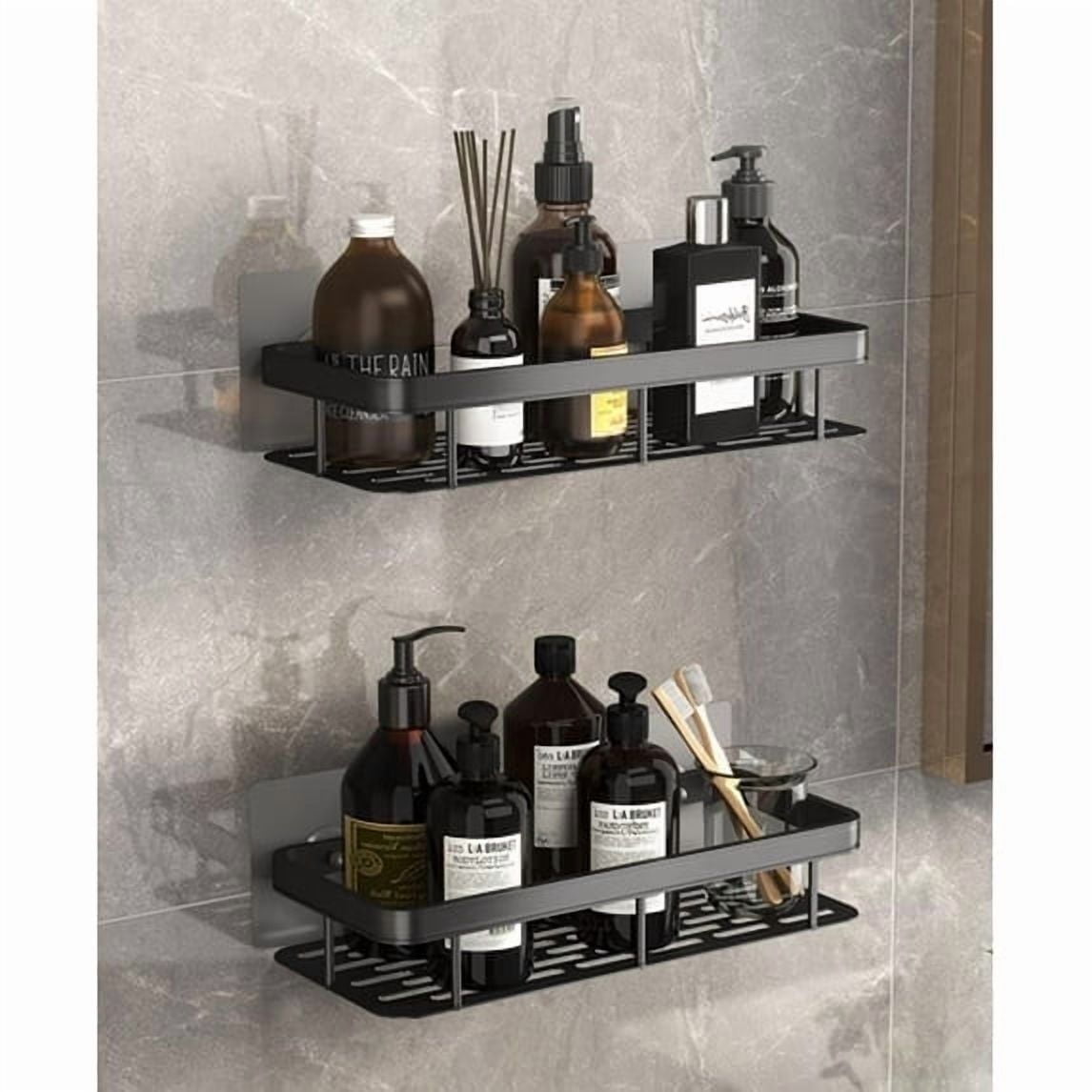 Adhesive Shower Caddy, 2 Pack Rustproof Stainless Steel Bath Organizers With Large Capacity, No Drilling, Shelves for Bathroom Storage & Home Decor - Walmart.com
