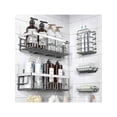 thumbnail image 1 of Adhesive Shower Caddy, 5 Pack Rustproof Stainless Steel Bath Organizers With Large Capacity, No Drilling Shelves For Bathroom Storage & Home Decor, 1 of 12