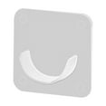 thumbnail image 1 of Adhesive Shower Curtain Rod Holder, Clear Curtain Rod Bracket No Drilling, Transparent Wall Mount Tension Holders, Shower Rod Retainer for Bathroom Bedroom, 2 Pcs, 2.36x2.36", 1 of 6