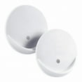 thumbnail image 1 of Adhesive Shower Curtain Rod Holder Wall Mount, Heavy Duty Acrylic Rod Bracket 20Lb Capacity, Elegant Design with Dual Screw And Sticker Installation, Pair of Hooks (Two), 1 of 3