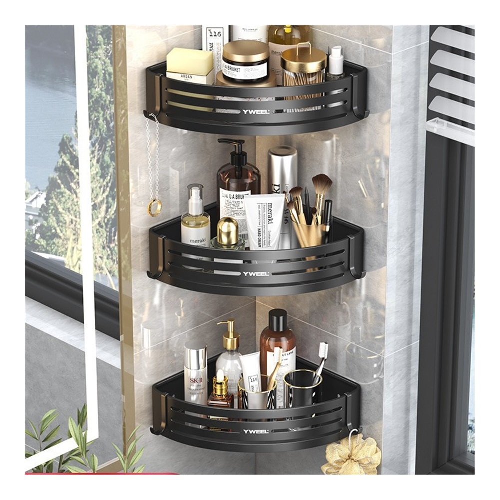 Adhesive Shower Storage Box Bathroom Storage, Shower Storage Box for ...