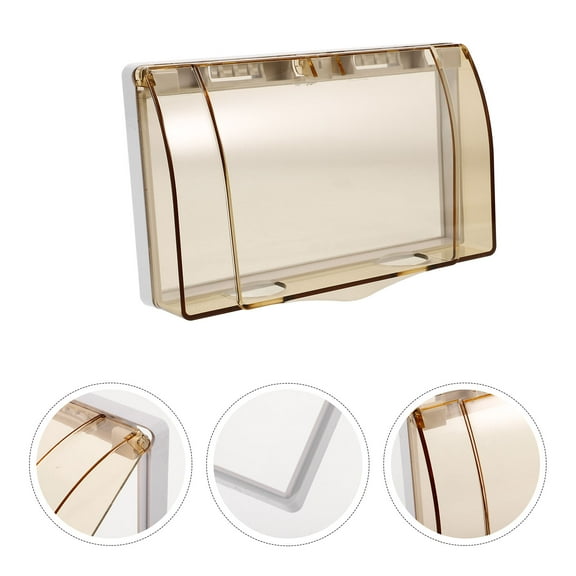 Adhesive Socket Waterproof Cover Electrical Power Outlet Cover Bathroom Outlet Cover Wall Protector