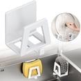 thumbnail image 1 of Adhesive Sponge Holder for Kitchen Scrubber Hanger Caddy Accessories Storage Drain Rack Stand for Scratch Dishcloth Dishrag Wool Strainer Stopper Black, C, 1 of 9