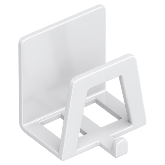 Adhesive Sponge Holder for Kitchen Sink, Wall Mount Scrubber Caddy, Multi-Functional Storage Rack for Dishcloths, Soap, Towels, Bathroom Organizer, No Drilling, 1 Rack