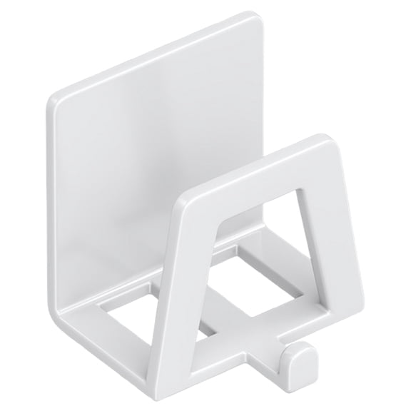 Adhesive Sponge Holder for Kitchen Sink, Wall Mount Scrubber Caddy, Multi-Functional Storage Rack for Dishcloths, Soap, Towels, Bathroom Organizer, No Drilling, 1 Rack