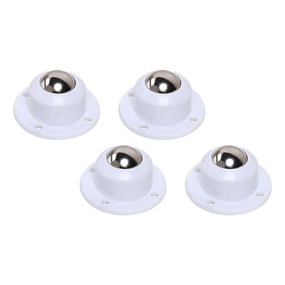 Adhesive Stainless Steel Mini Swivel Wheels for Table Tops and Shelves