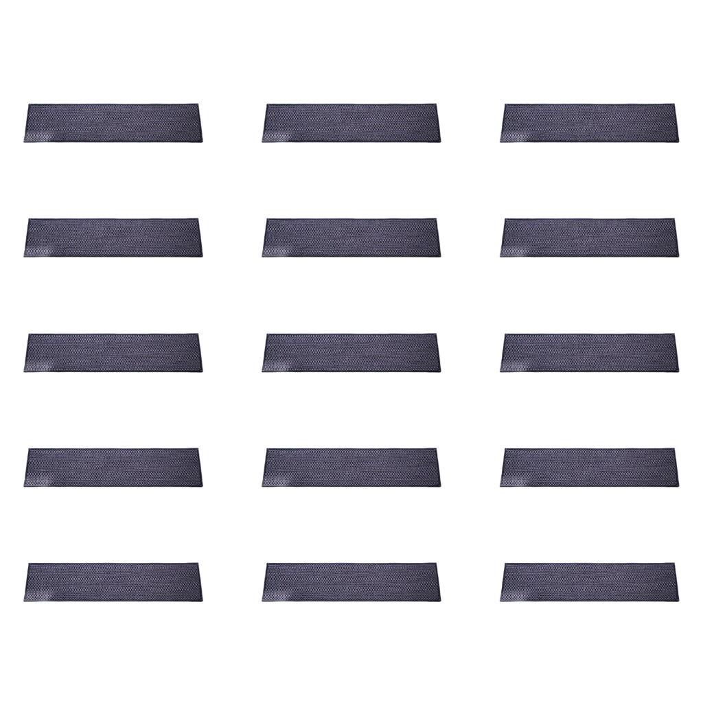 Adhesive Stair Carpet Treads for Wooden Step 15 Pack Indoor Stair Mats ...