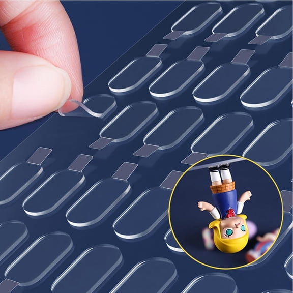 Adhesive Stick dots Two-Sided Sided Mounting Putty Stick Tack for Wall Hanging Crafts Balloons Festival Party Decorations,Clean Removable(100)