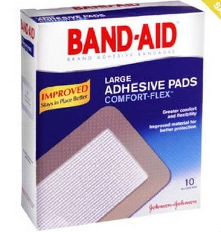 Adhesive Strip Band-Aid Comfort-Flex 2-7/8 X 4-1/2 Inch Rectangle-Box of 10