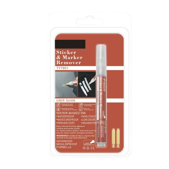 Adhesive Stuff Remover Pen Easy to Use Sticker Remover for Removing Glues Adhesives Tape Label Sticker Residues