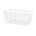 thumbnail image 1 of Adhesive Sturdy Small Wire Storage Baskets with Kitchen Food Pantry Bathroom Shelf Storage No Drilling Wall Mounted Iron Wire Storage Basket Organizer Bath/Kitchen/Laundry Rooms Multi-Purposes, 1 of 1