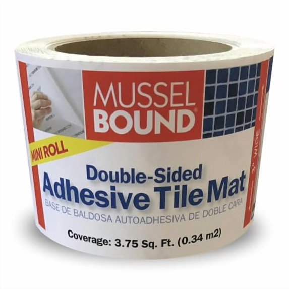 Adhesive Tile Mat - MINI ROLL - Easy Installation for Small and Tight Spaces. The Clean, Easy, No-Stress Way to Install Wall Tile
