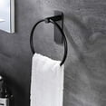 thumbnail image 1 of Adhesive Towel Ring, No Drill Towel Holder Stainless Steel Bathroom Towel Rack Rust Proof Wall Mounted Hand Towel Rings for Bathroom, 1 of 6