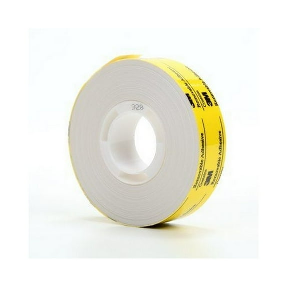 Adhesive Transfer Tape Repositionable 3M 928 3/4" X 18 Yard Roll (48 Roll/Case)