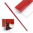 thumbnail image 1 of Adhesive Under Door Sweep Weather Stripping Soundproof Rubber Bottom Seal Strip, Transparent, 1 of 6