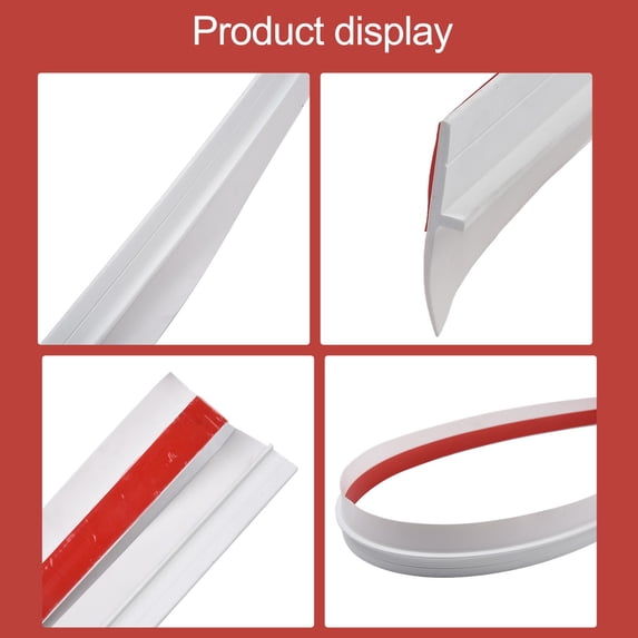 Soundproof Windows Sweep Adhesive Under Door Sweep Weather Stripping Soundproof Rubber Length ...