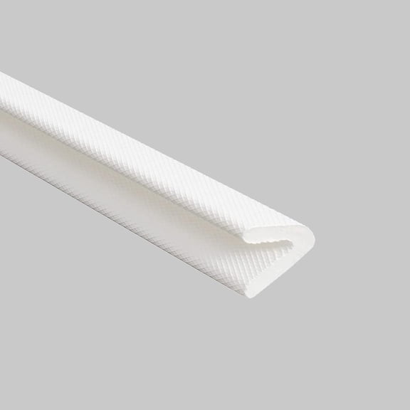 Adhesive V Shape Weatherstrip, Weather Stripping Door Seal Strip Foam Door Frame Insulation Side Jamb Bottom Groove Gap Filler Soundproof V Weatherstripping (White, 1/2 in x 1/2 in x 26 Ft)