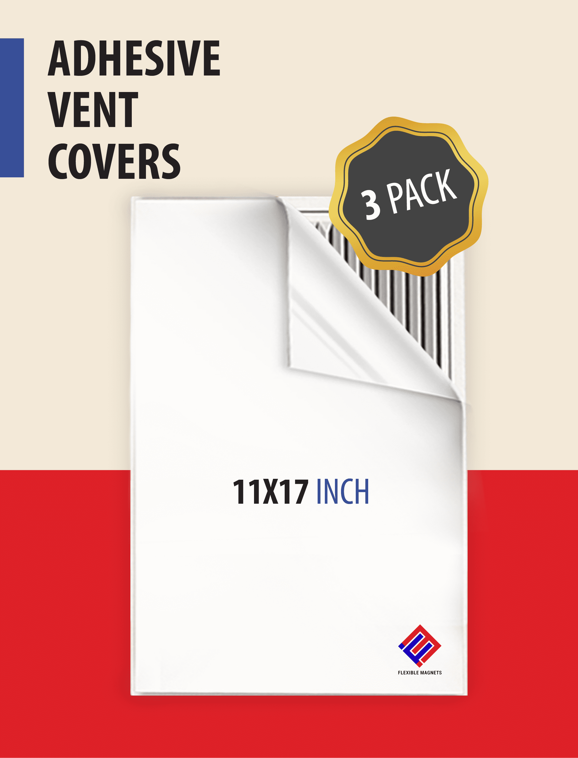 Adhesive Vent Cover. AC Vent Deflector Perfect for HVAC in RV or Home