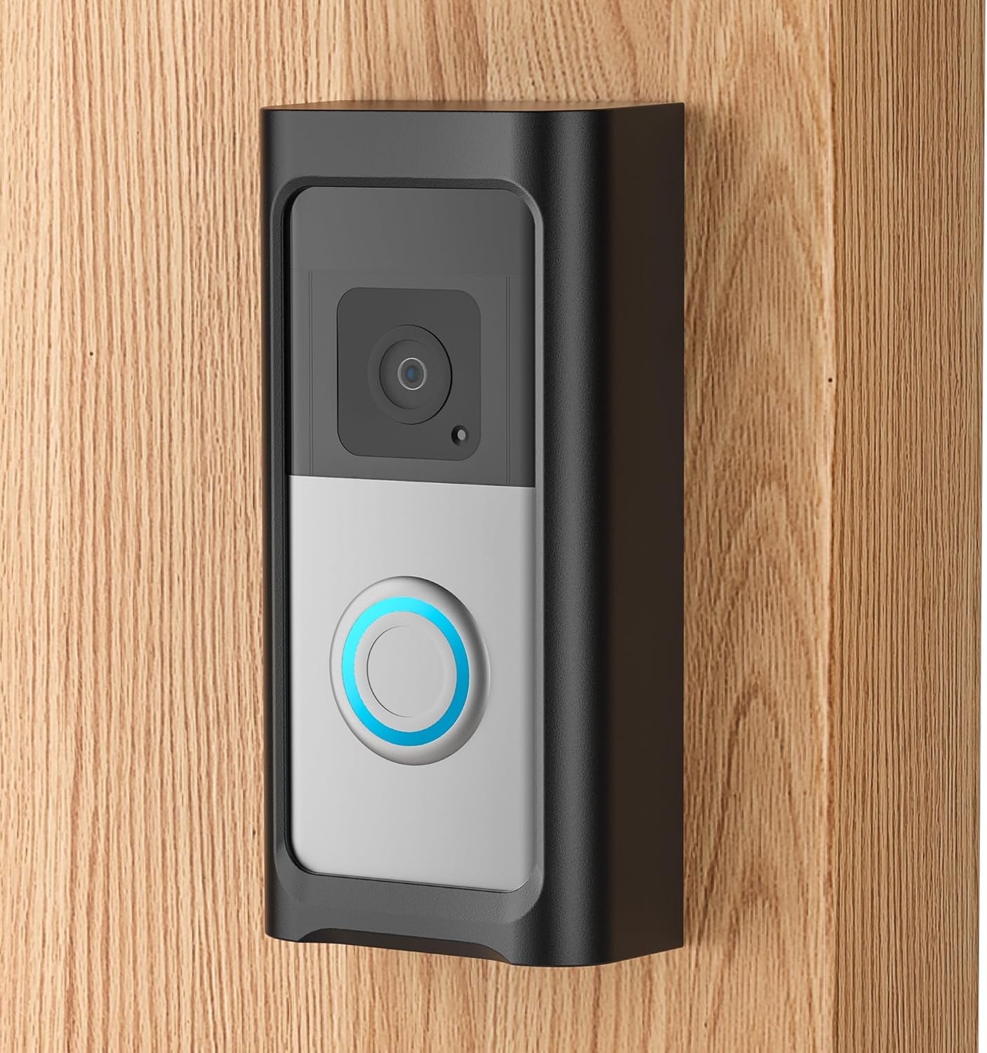 NOBRAND Adhesive Video Doorbell Mount, Black