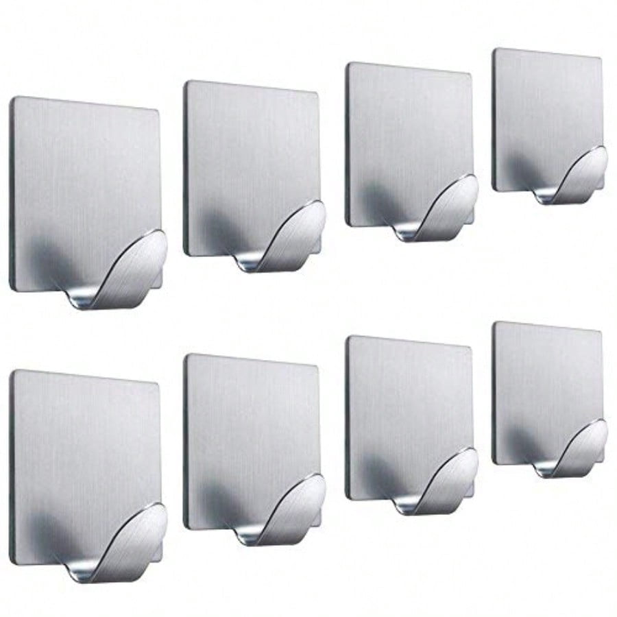 Stick For Robe Adhesive Wall Hooks Stick on Hooks for Hanging Coat Hat Towel Robe Hook ...