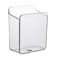 thumbnail image 1 of Adhesive Wall-Mounted Organizer, Clear PET Storage Box, Cell Phone/Remote Control/Pen Organizer, No-Drill Wall Storage, Office/Living Room/Bathroom/Kitchen Organizer, 1 of 7