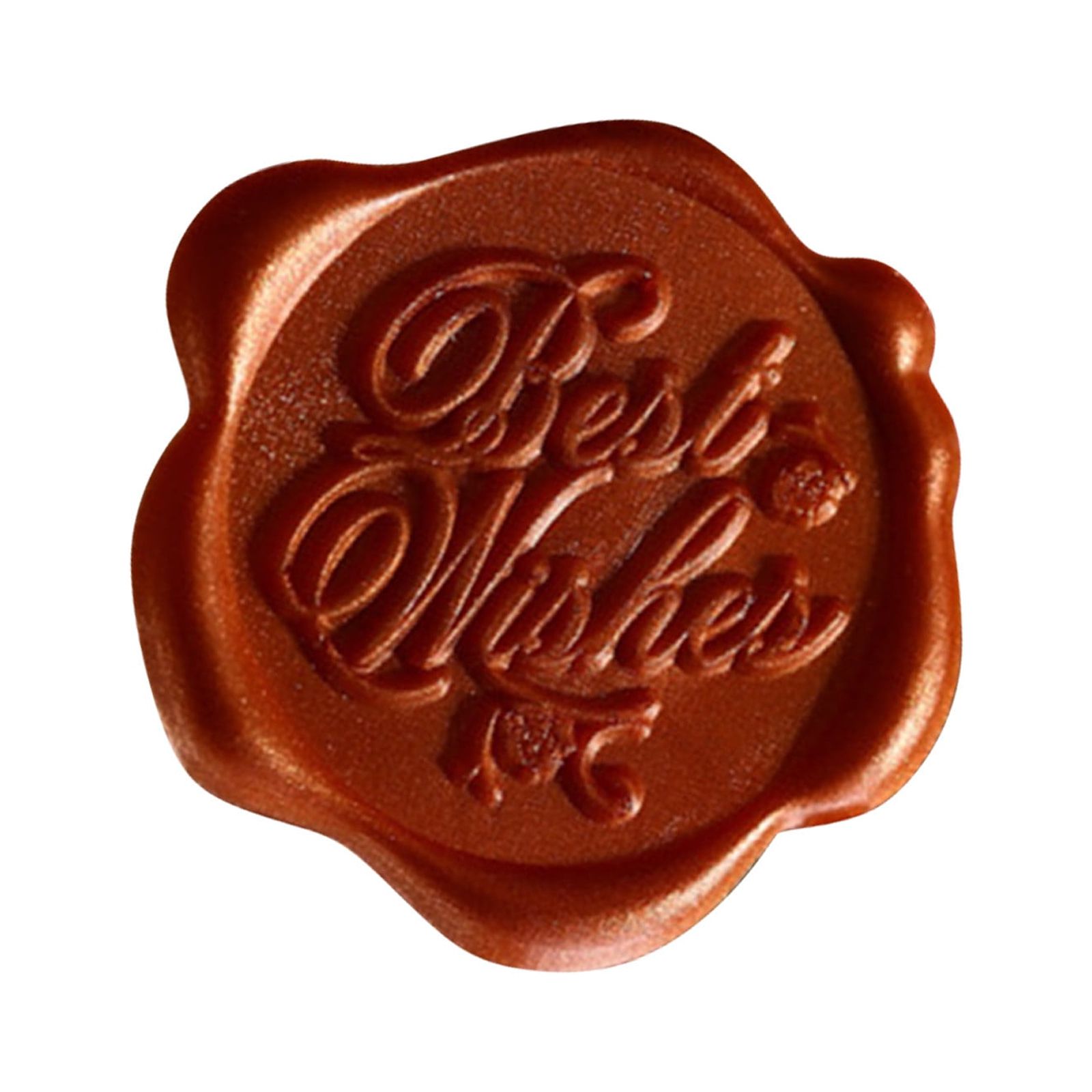 Adhesive Wax Sticker Wreath Wax Cards Stickers Self Adhesive Gold