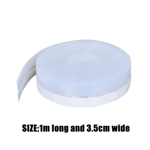 Adhesive Weather Stripping Door Draft Stopper Strip | Soundproof & Insulation Seal for Sliding Doors & Windows | Flexible PVC Material | 1 Roll