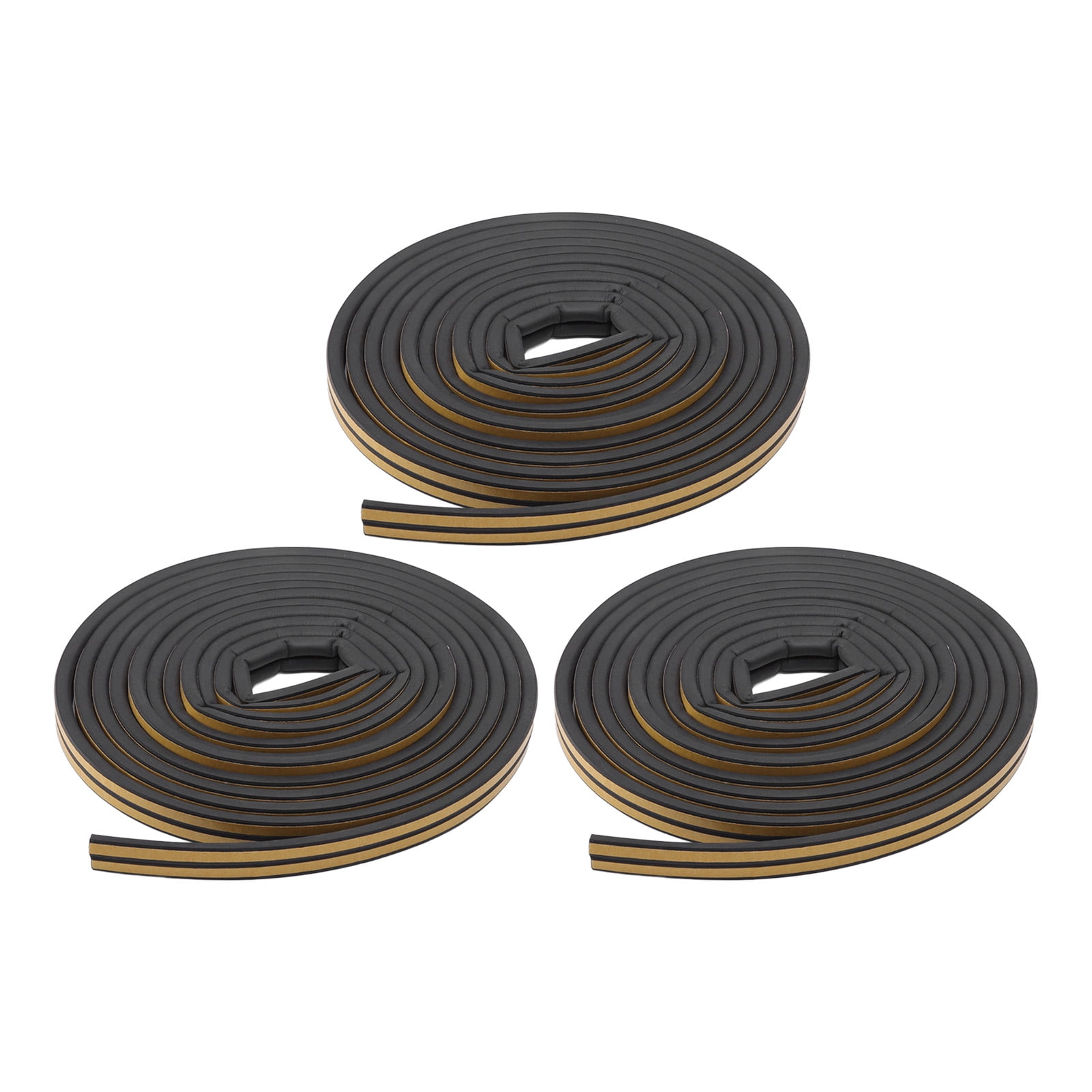 Adhesive Weather Stripping Foam Tape,3 Sets Weather Strip Door Sealing