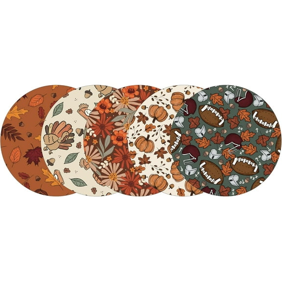 Adhesive for Libre, Dexcom G7 & Stelo (5 Count) – Strength CGM , Waterproof & Hypoallergenic (Fall Variety Pack)