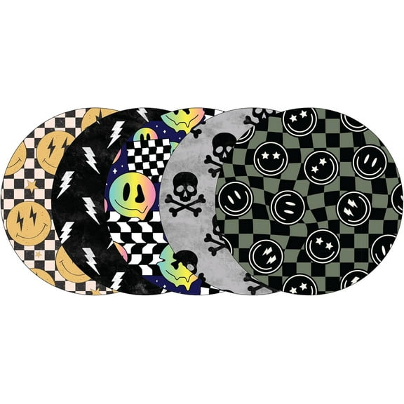 Adhesive for Libre, Dexcom G7 & Stelo (5 Count) – Strength CGM , Waterproof & Hypoallergenic (Punk Variety Pack)