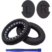 Adhiper QC15 Replacement Ear Pads EarPads Cushions Earmuffs Ear Pads is Compatible with Boses QuietComfort25 QC2 QC35 QC15 AE2 AE2I Headphones Black+Grey Mat
