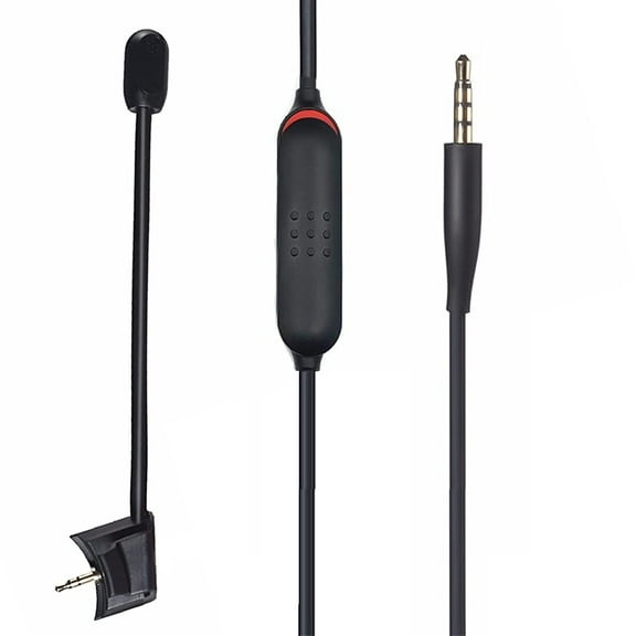 Adhiper QC35 Cable Microphone Audio Cable Extension Cord Compatible for Boses Quiet Comfort 35 I/II Gaming Headphone,Suitable for Laptop,PS4/PS5,PC,for Xbox One/Series S/X Controller (1.5M)