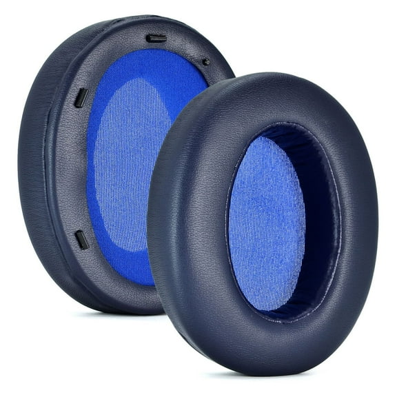 Adhiper WH-XB910N Replacement Earpads with Net and Buckle,Noise Canceling Headset Cover Ear Pads Repair Parts for Sony WH-XB910N Over-Ear Wired&Wireless Headphone(Blue)