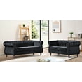 thumbnail image 1 of Adibah Velvet Chesterfield 2 Pieces Living Room Set, 1 of 5