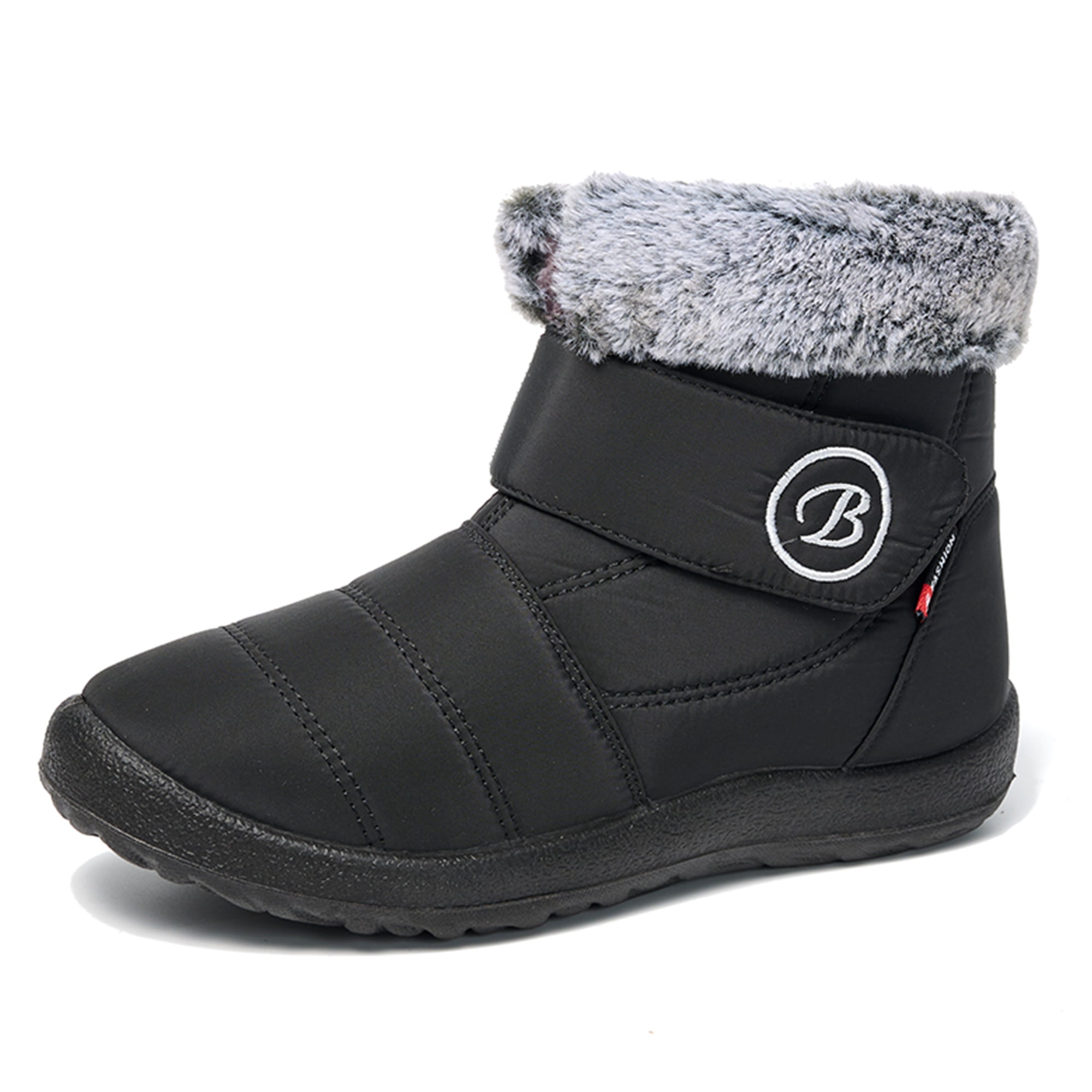 Adibosy Women Snow Boots Winter Shoes with Artificial Fur Lined Warm Slip On Boots for Women