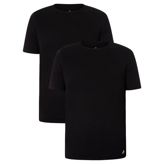 Adidas 2 Pack Active Flex Base T-Shirts, Black