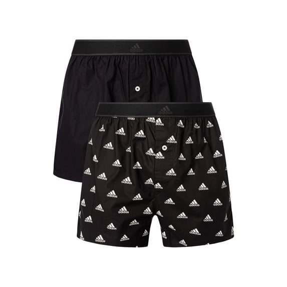Adidas Men Web Boxer Shorts Cotton Multicoloured S