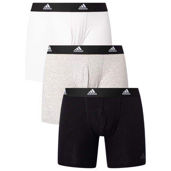 Adidas Men Boxer Shorts Cotton Blend Multicoloured Xxl