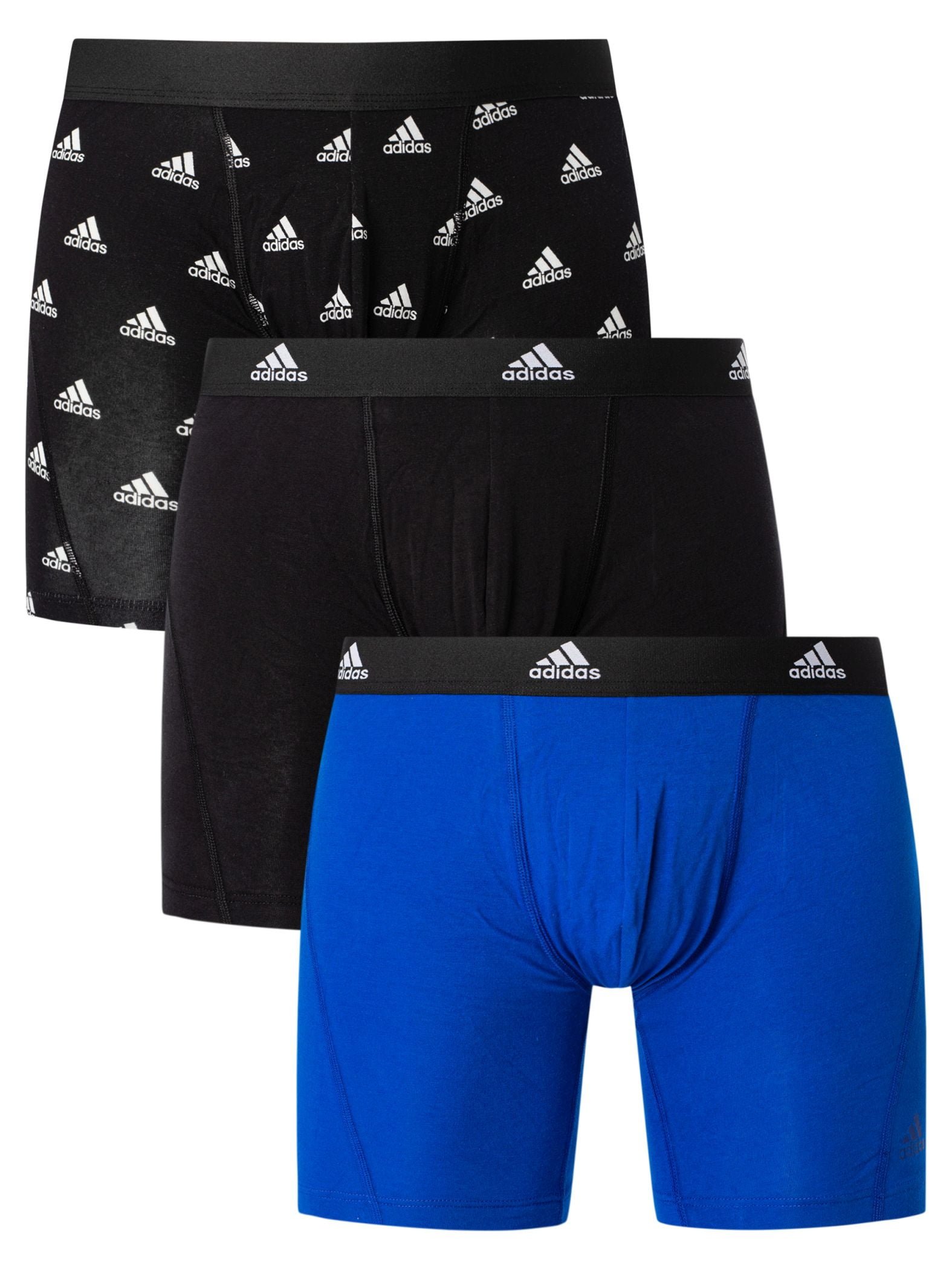 Adidas Men Boxer Shorts Cotton Blend Multicoloured L - Walmart.com