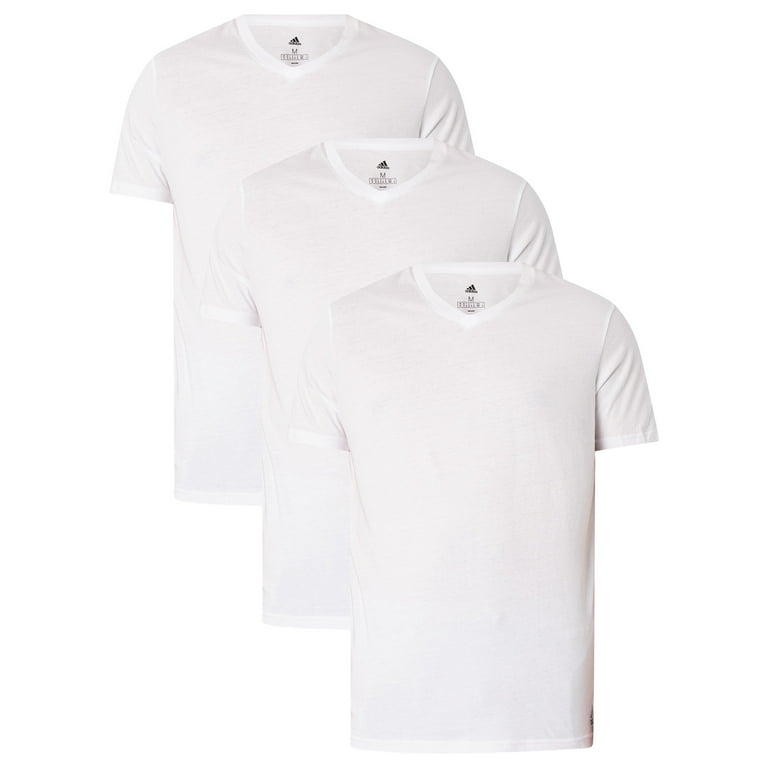 Adidas v neck t shirts men's outlet