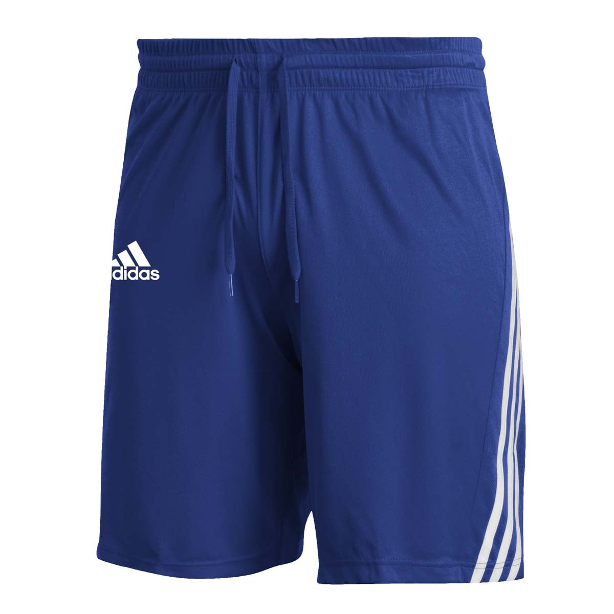 Adidas 3 Stripe Shorts MD Royal Blue | White - Walmart.com