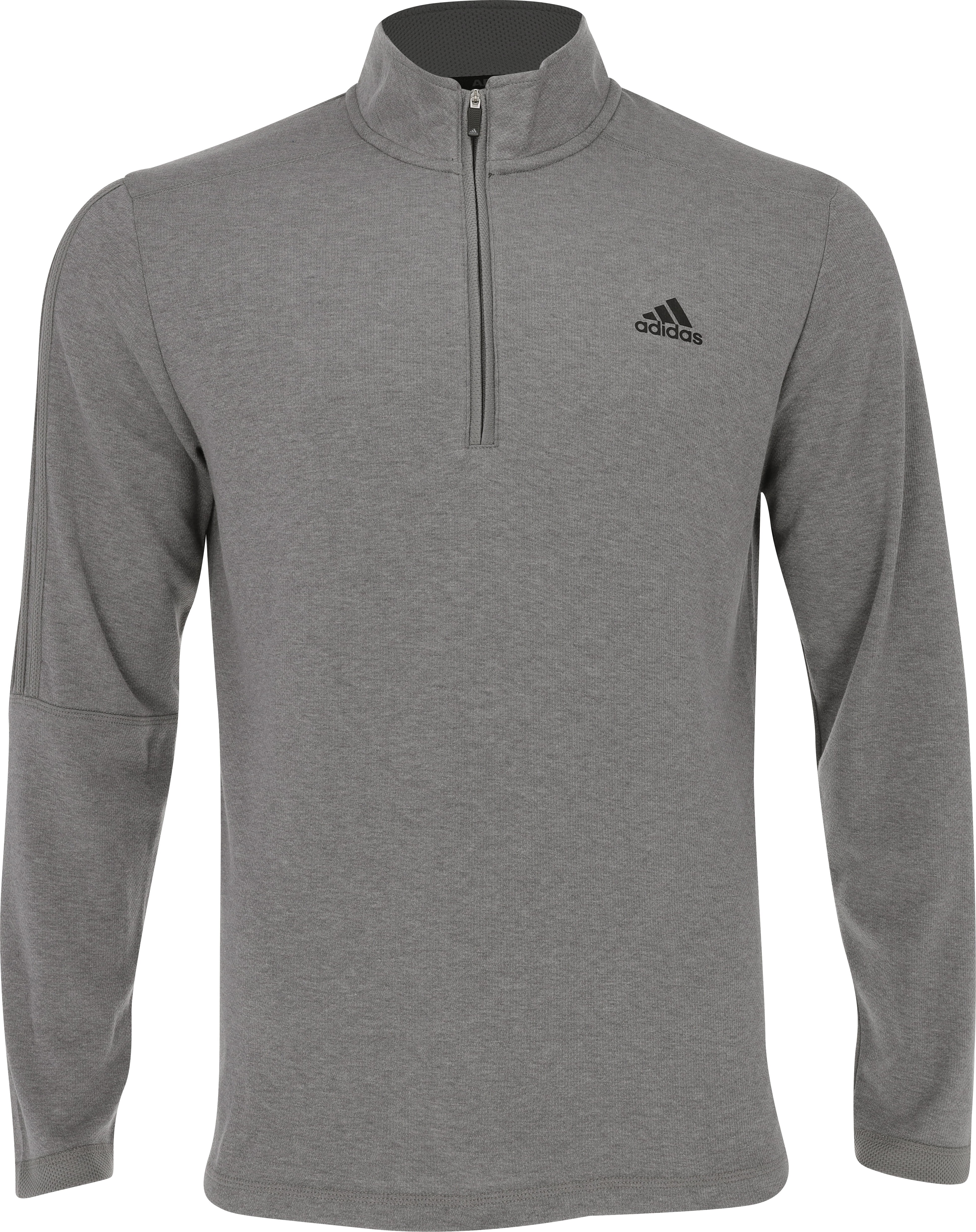 Adidas 3-Stripes 1/4 Zip Grey Three Mel Outerwear Men S