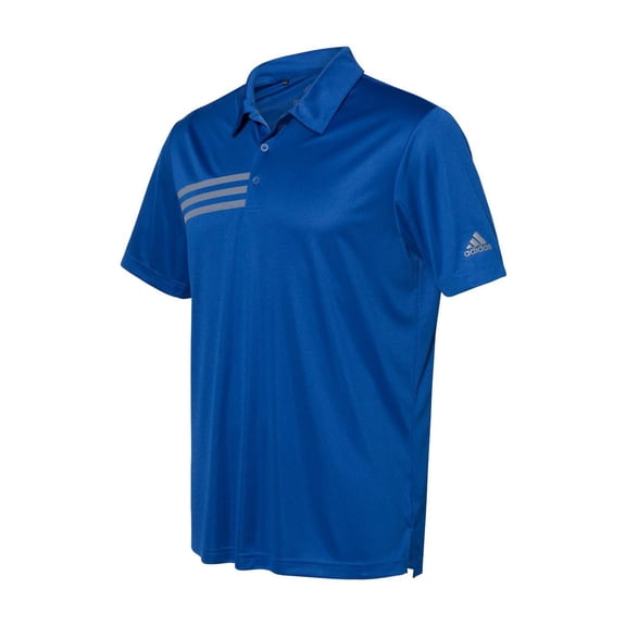 Adidas - 3-Stripes Chest Polo - A324 - Collegiate Royal/ Grey Three - Size: 4XL