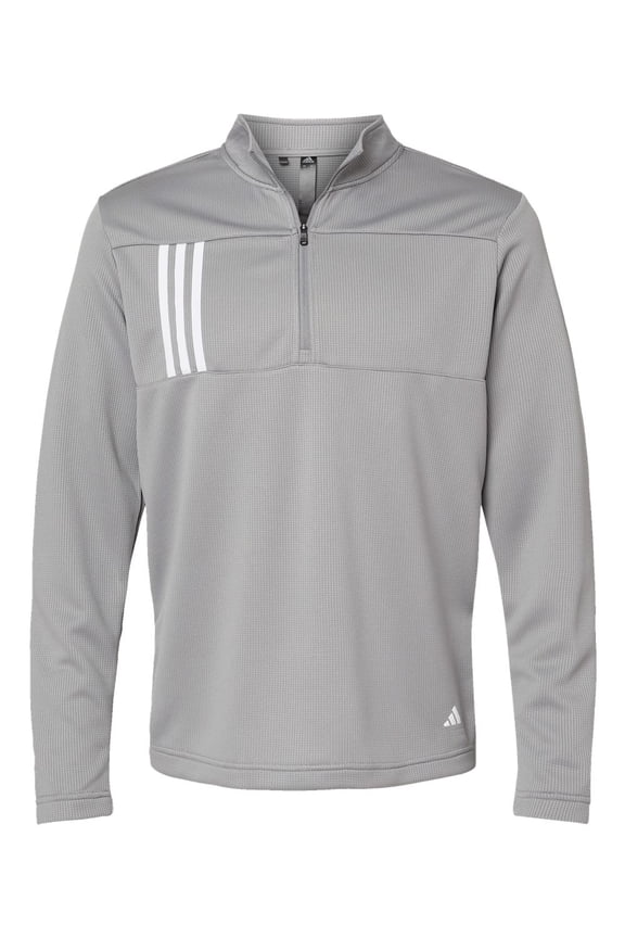 3-Stripes Double Knit Quarter-Zip Pullover