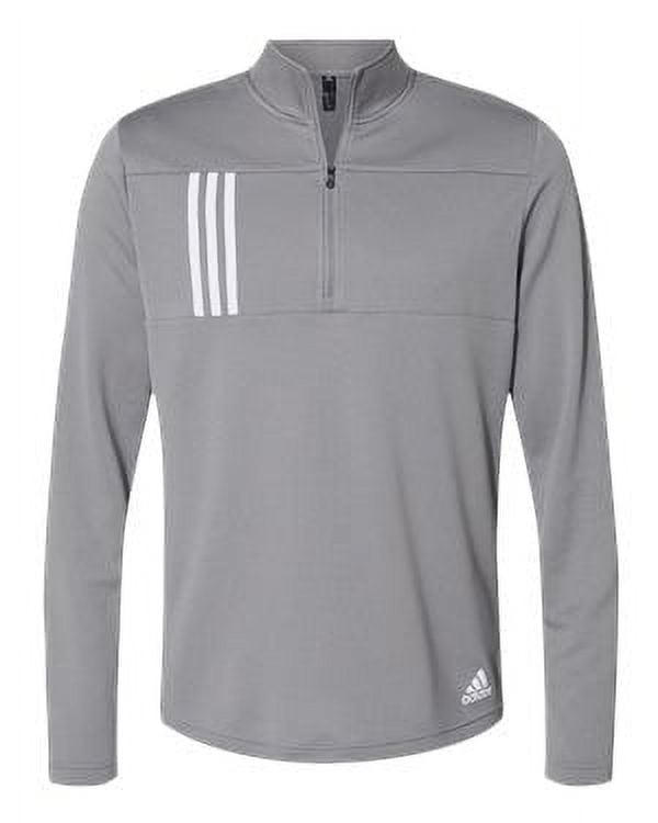 Adidas 3-Stripes Double Knit Quarter-Zip Pullover