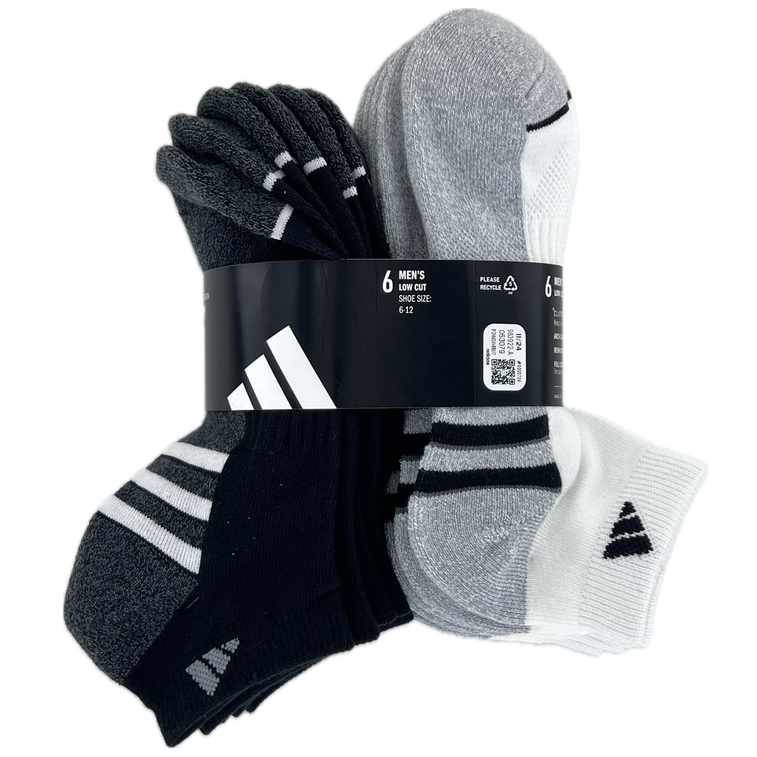 Adidas Pairs Mens Low Cut Socks Pack for Shoe Kuwait Ubuy